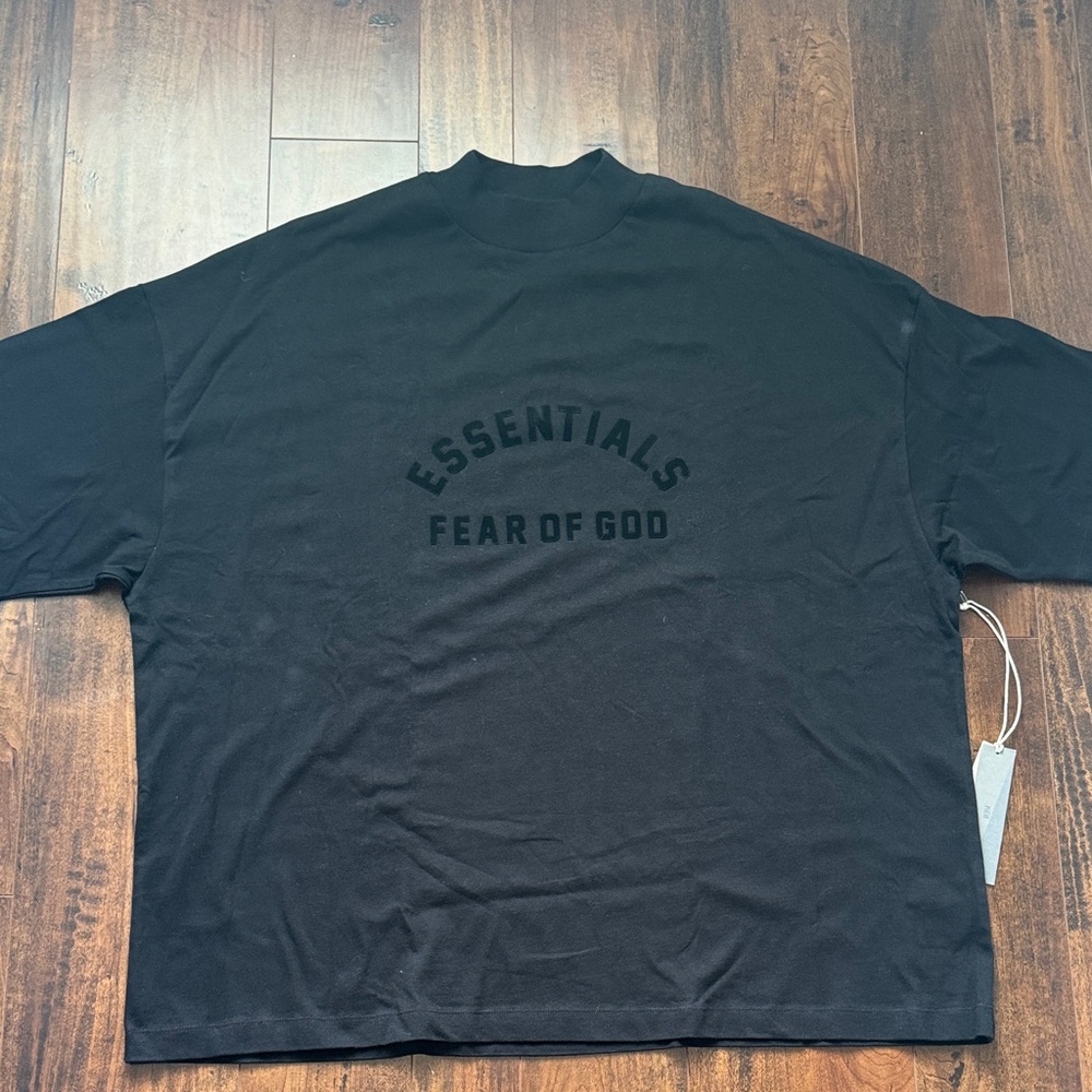 Fear of God Essentials Black Short Sleeve Tee